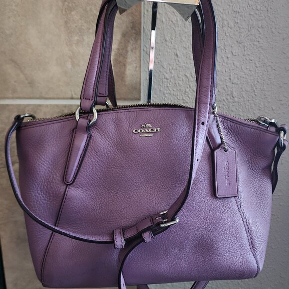 Coach Handbags - Coach Lavender Mini Kelsey Satchel 2 way bag
